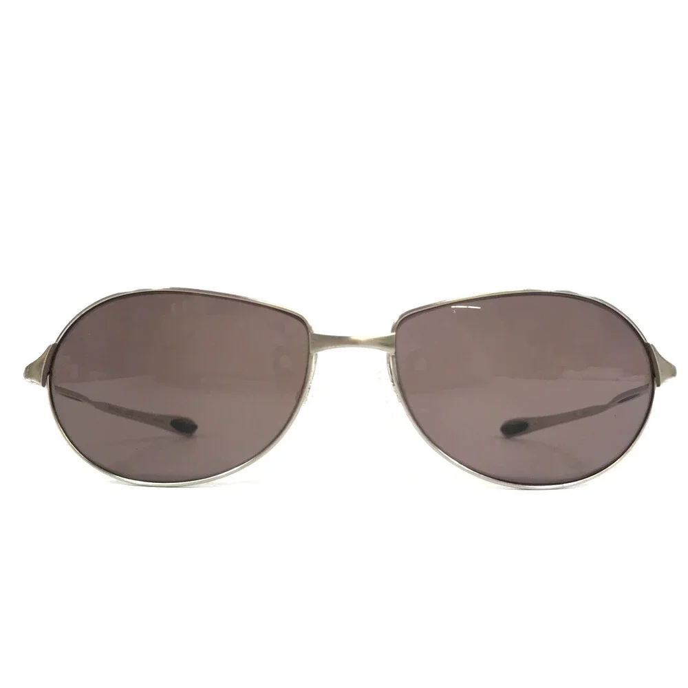 Vintage Oliver Peoples Sunglasses Whistle BC Brushed Chrome Brad Pitt Oceans 11